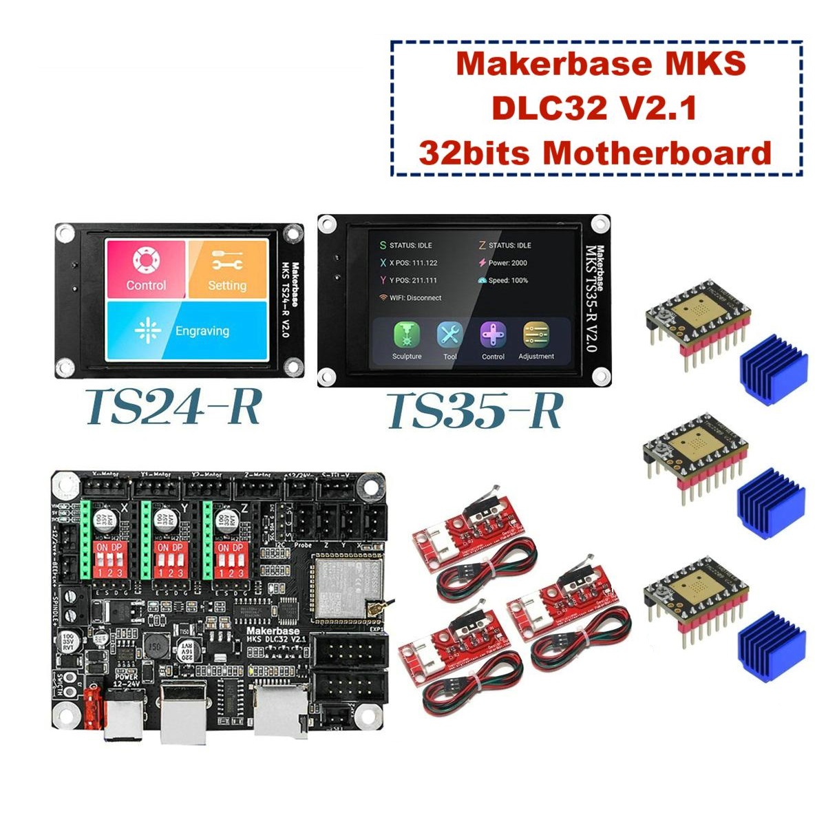 Makerbase MKS DLC32 V2.1 32 بت - مراجعة Industrial Laser Cutting وسعره