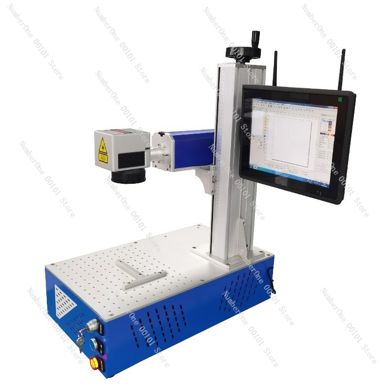 آلة نقش بالليزر على الألياف لل - مراجعة Industrial Laser Engraving Machine For Metal وسعره